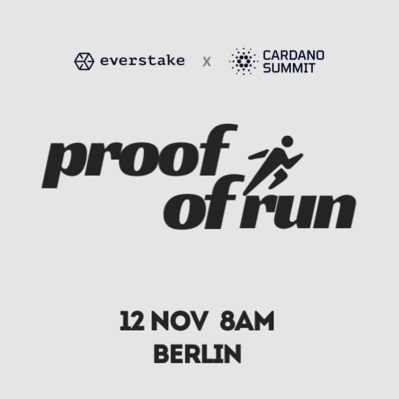 Cover Image for Proof of Run 5K | Cardano Summit Berlin 🇩🇪