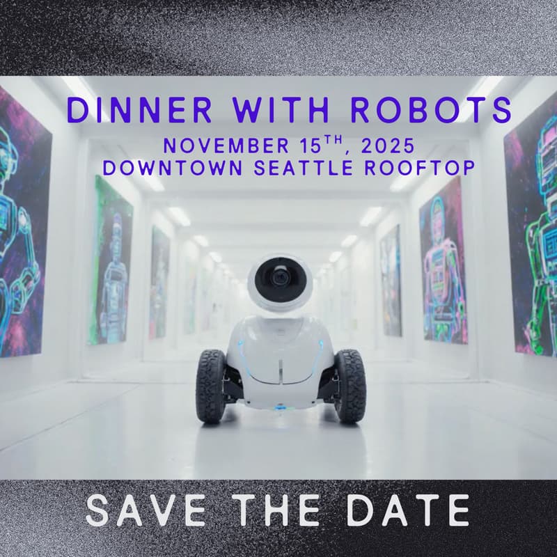Cover Image for DINNER WITH ROBOTS  📺🤖 An Interactive Fundraiser & Showcase (Future Arts LIVE! Ep. 5)