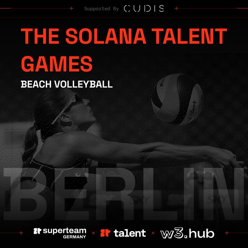 Cover Image for The Solana Talent Games - Berlin (Beach Volleyball Edition)