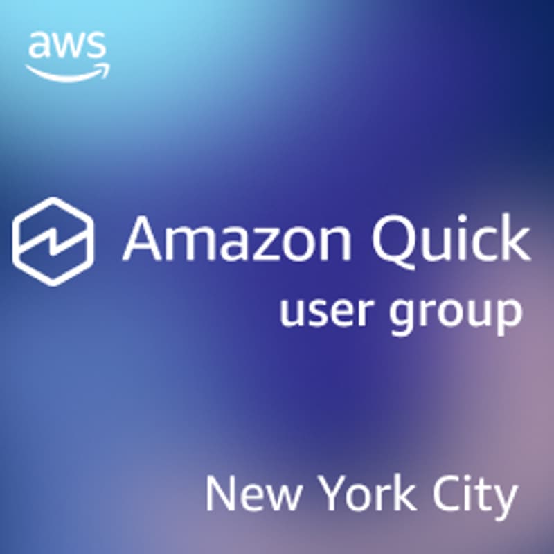 Cover Image for NYC Amazon Quick User Group