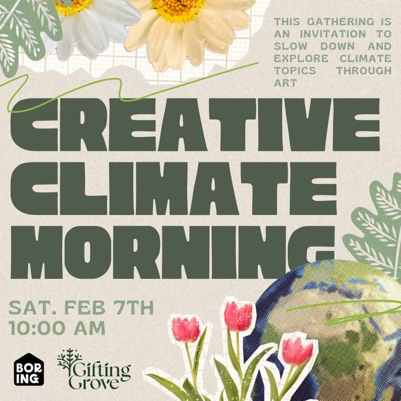 Cover Image for Creative Climate Morning🌱✨🎨