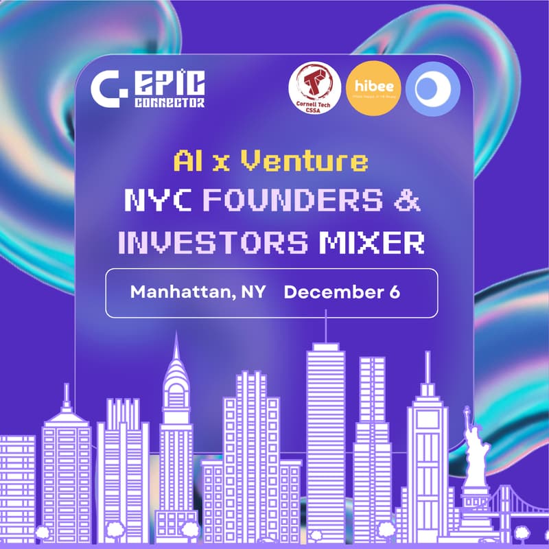 Cover Image for AI x Venture: NYC Founders & Investors Mixer