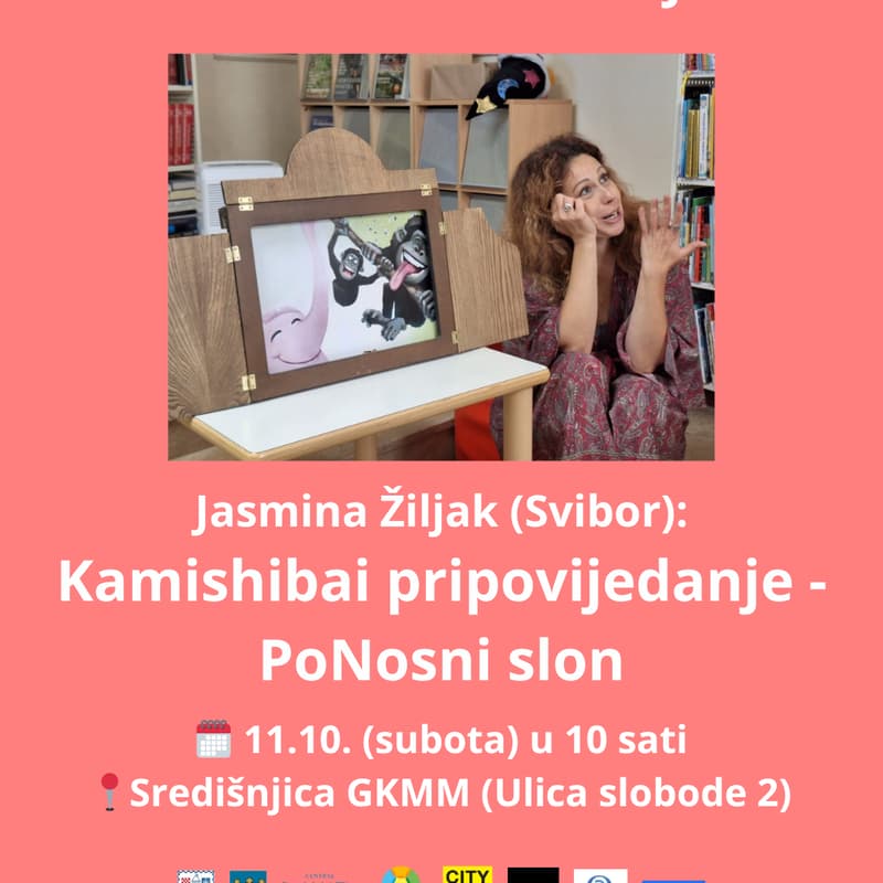 Cover Image for Kamishibai pripovijedanje: PoNosni slon (Jasmina Žiljak, Svibor)