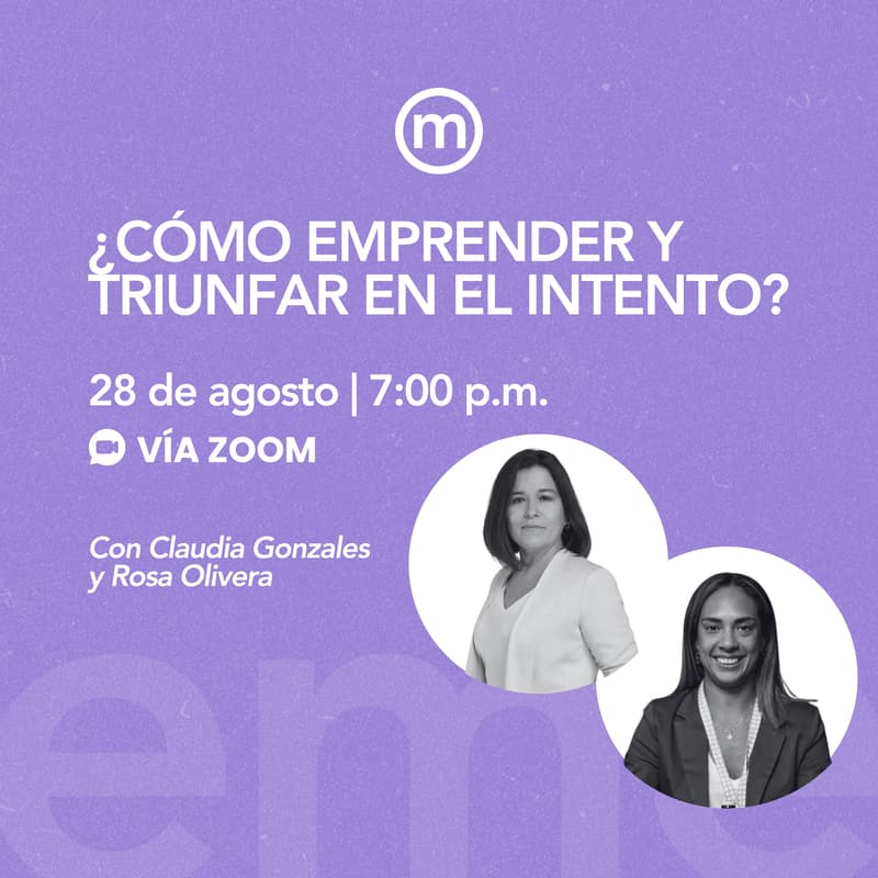 Cover Image for Webinar "¿Cómo emprender y triunfar en el intento?"