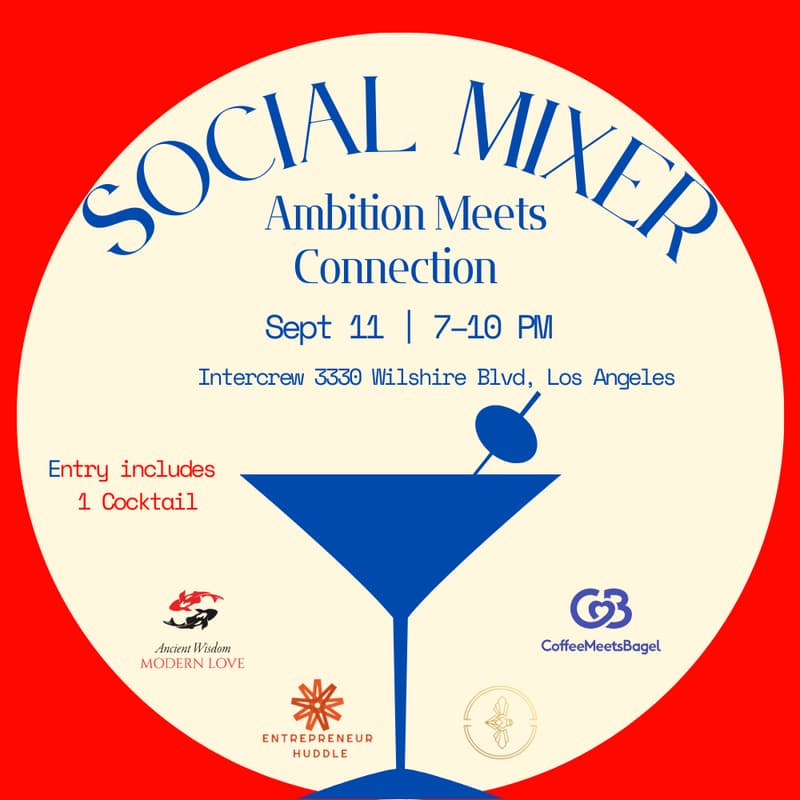 Cover Image for Singles Mixer:  Ambition Meets Connection