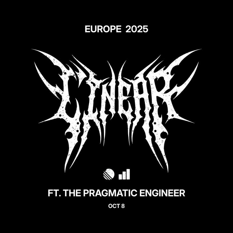 Cover Image for Linear Euro Tour: Developer happy hour ft. The Pragmatic Engineer