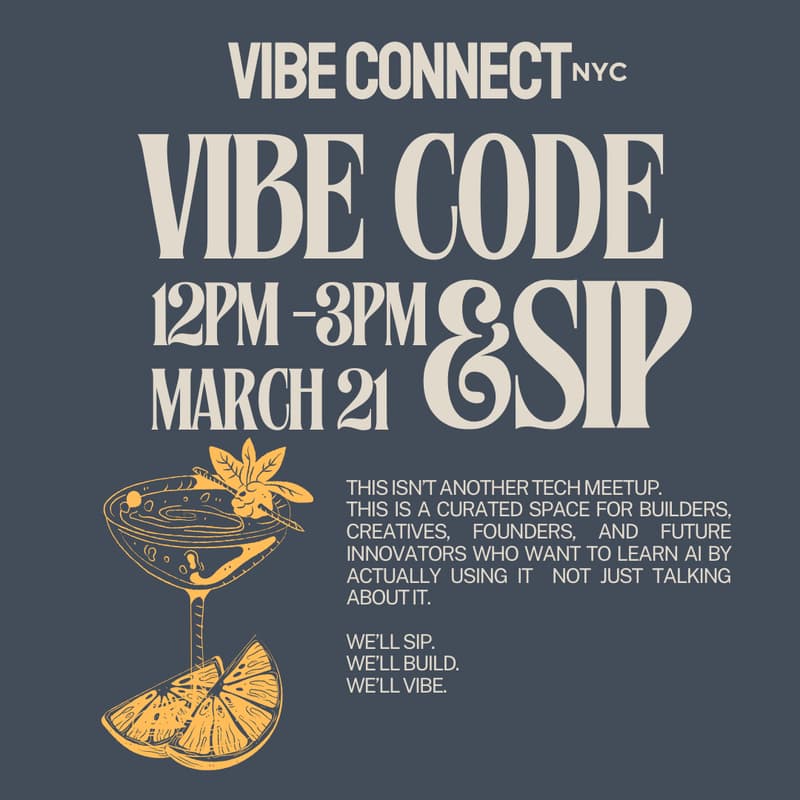 Cover Image for Vibe Code & Sip