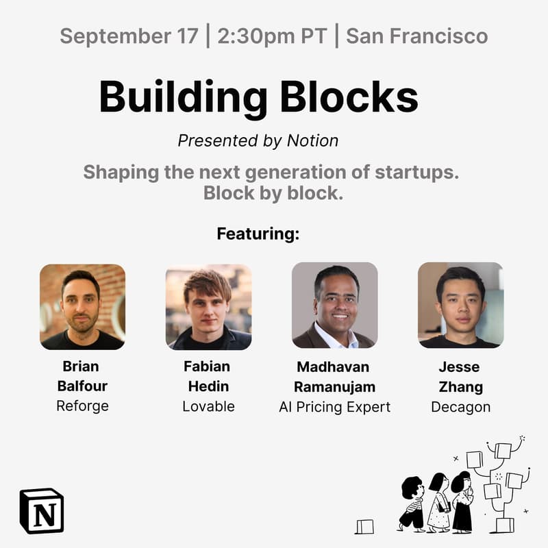 Cover Image for Building Blocks, presented by Notion