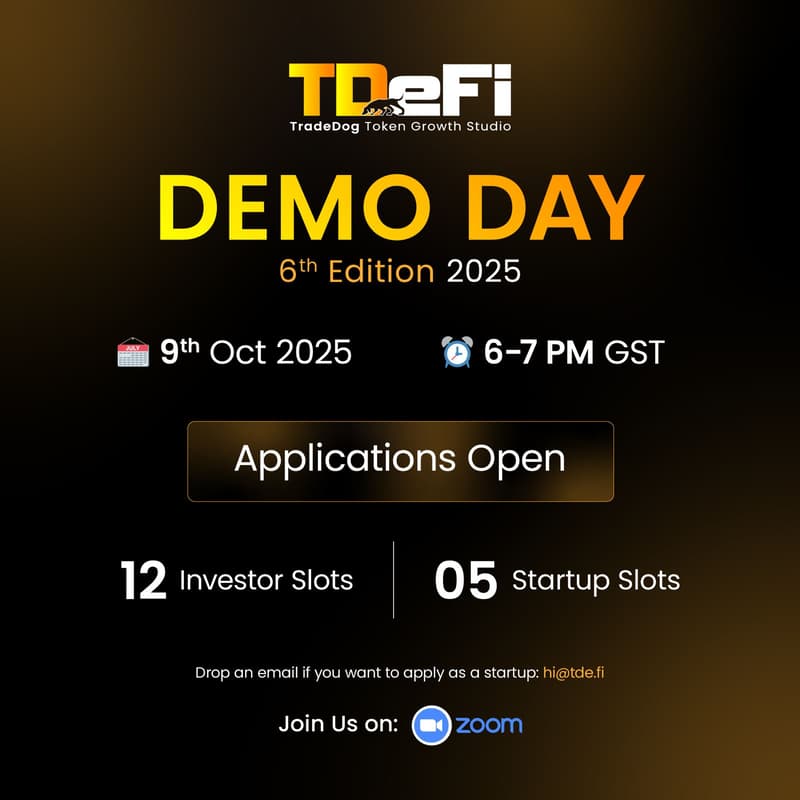Cover Image for TDeFi Demo Day