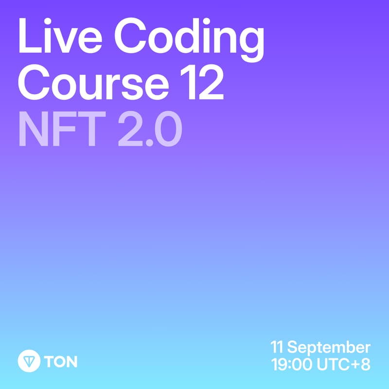 Cover Image for Live Coding Course 12 - NFT 2.0