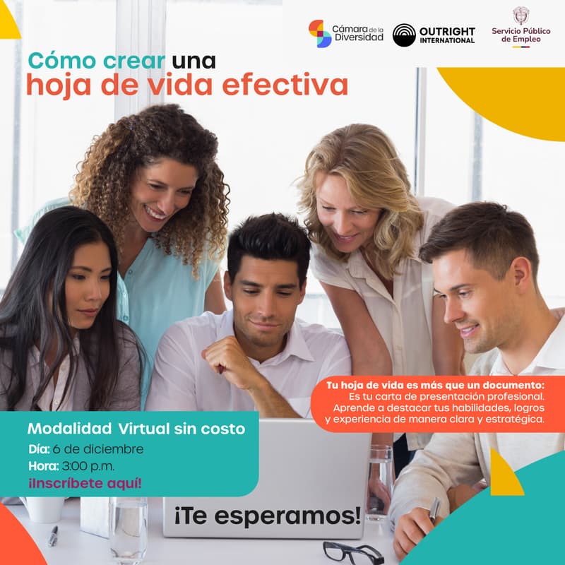 Foto de portada de Taller: cómo crear una hoja de vida efectiva