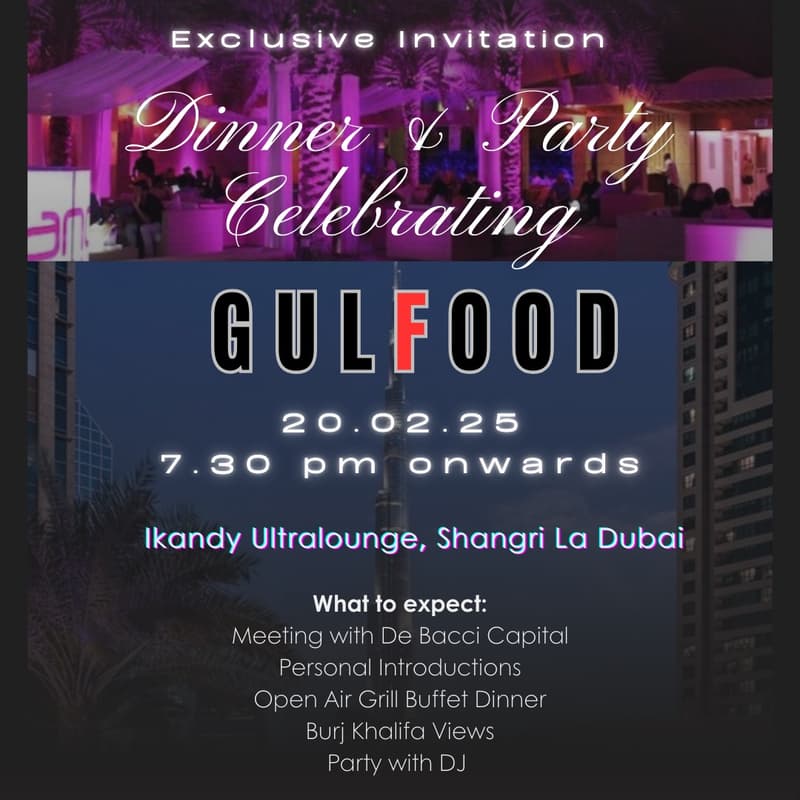Cover Image for Rooftop Dinner & After Party Celebrating GulFood