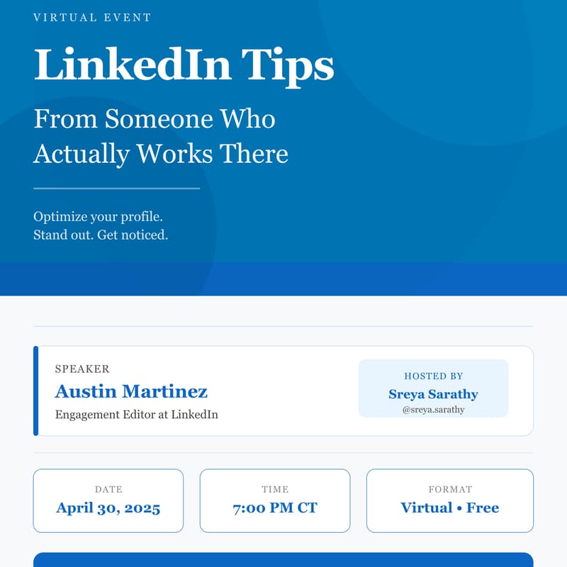 Cover Image for LinkedIn Profile Tips From Someone Who Works There