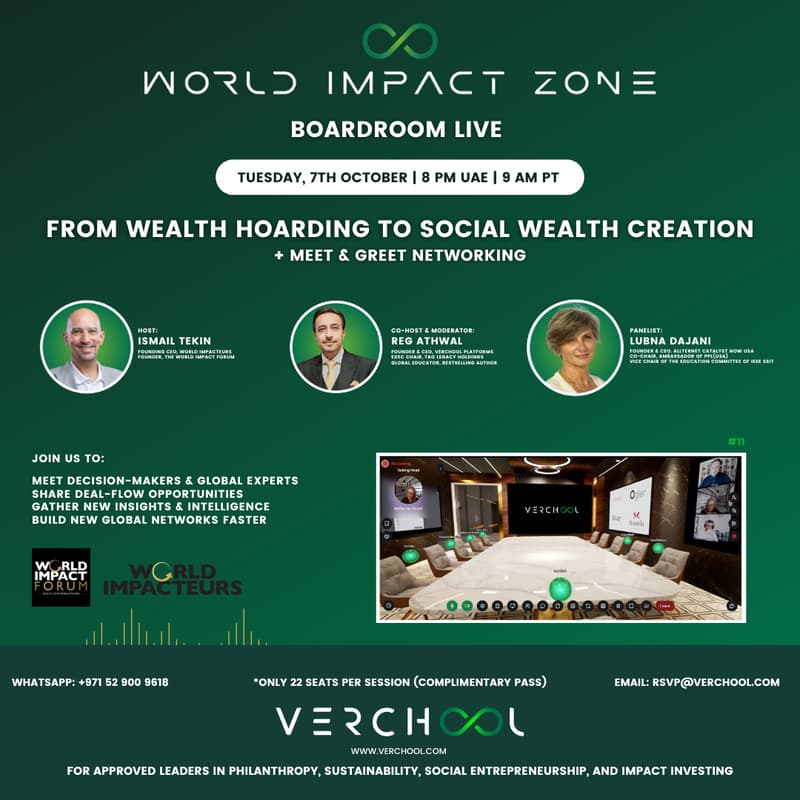 Cover Image for World Impact Zone – Boardroom Live #11 | From Wealth Hoarding to Social Wealth Creation