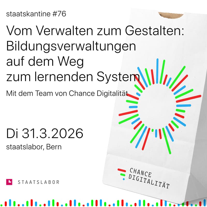 Cover Image for staatskantine #76 - Vom Verwalten zum Gestalten: Bildungsverwaltungen auf dem Weg zum lernenden System