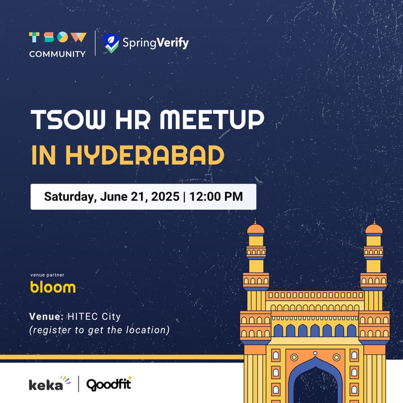 Cover Image for TSOW HR Meetup in Hyderabad