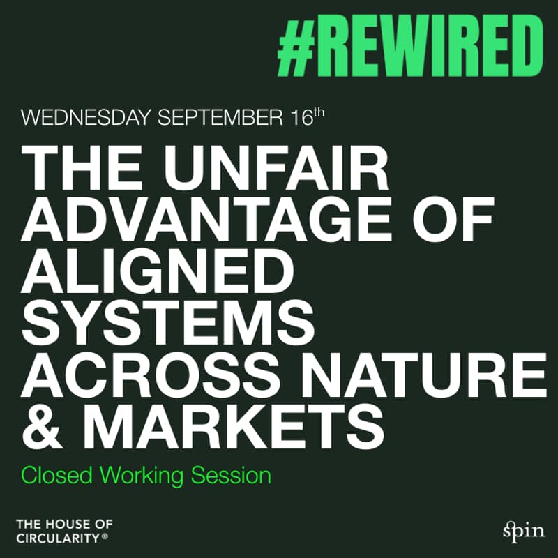 Cover Image for The Unfair Advantage of Aligned Systems across Nature, Markets, and Operations - Closed Working Session