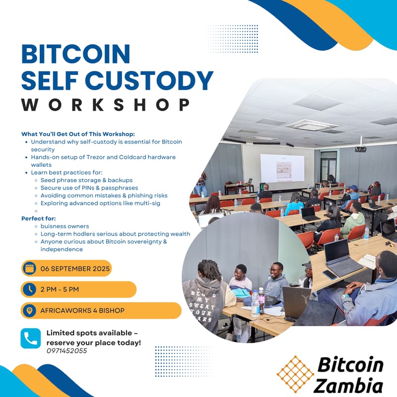 Cover Image for BITCOIN SELF CUSTODY WORKSHOP