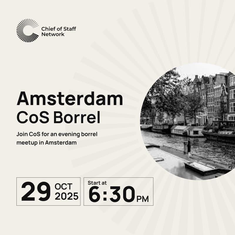 Cover Image for Amsterdam CoS Borrel (Oct 29)