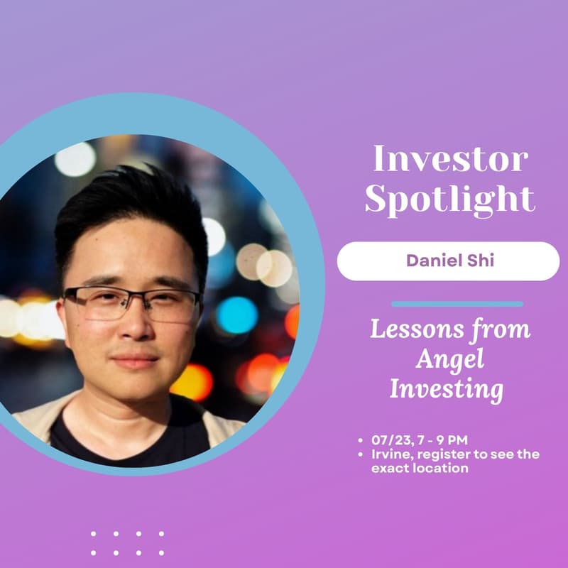Cover Image for Daniel Shi – Lessons from Angel Investing