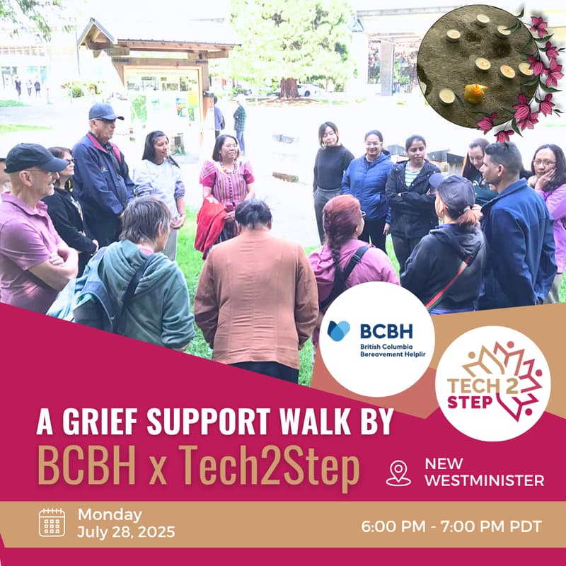 Cover Image for (New West) Walking With You: A Grief Support Walk by BCBH x Tech2Step
