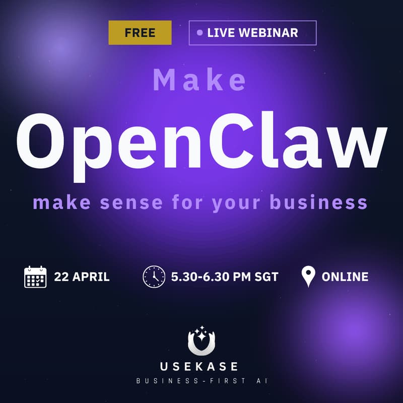 Cover Image for Make OpenClaw Make Sense for Your Business (Online)