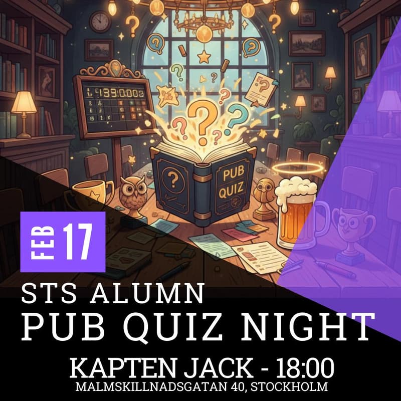 Cover Image for Pubquiz med STS Alumnförening