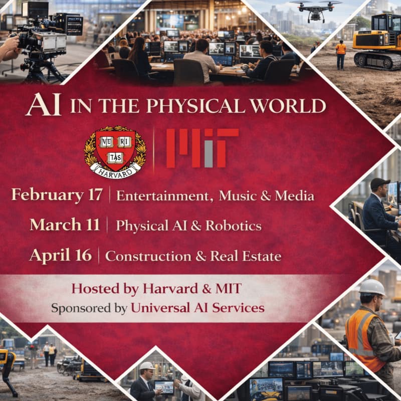 Cover Image for AI in the Physical World: An MIT × Harvard Three-Part Series