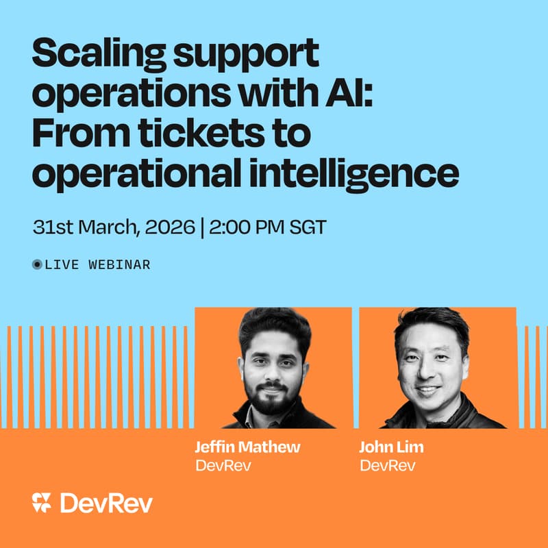 Cover Image for Scaling support operations with AI: From tickets to operational intelligence