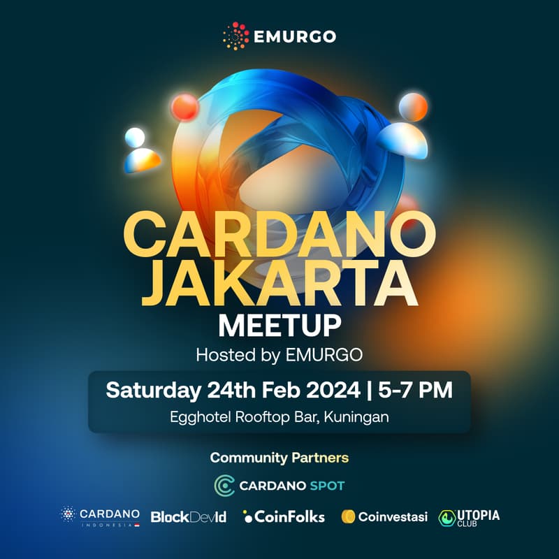 Cover Image for Cardano Jakarta Meetup Hosted by EMURGO
