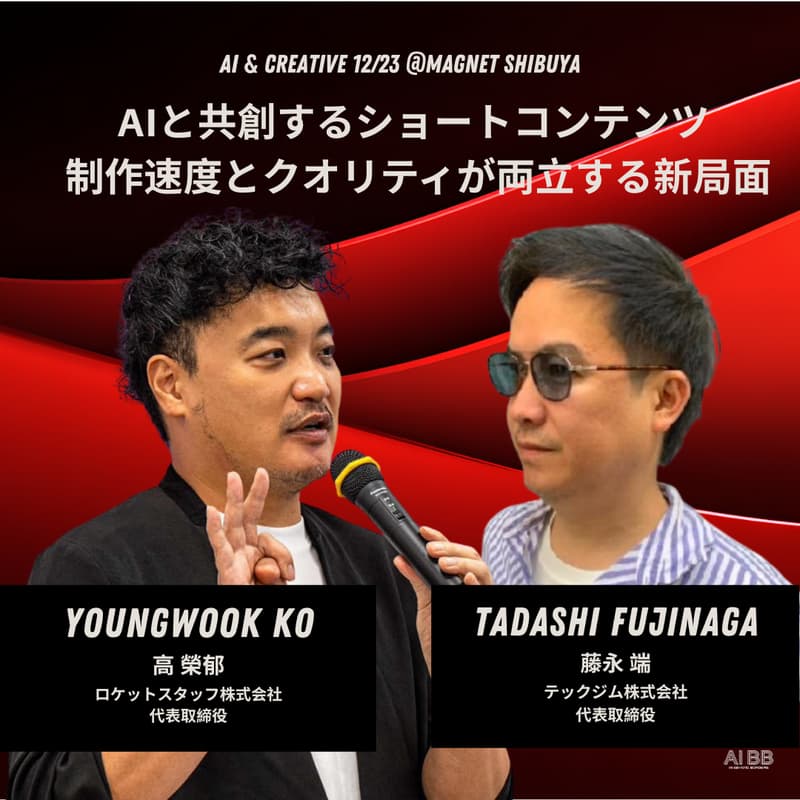 Cover Image for [AI-C5] AIと共創するショートコンテンツ ― 制作速度とクオリティが両立する新局面