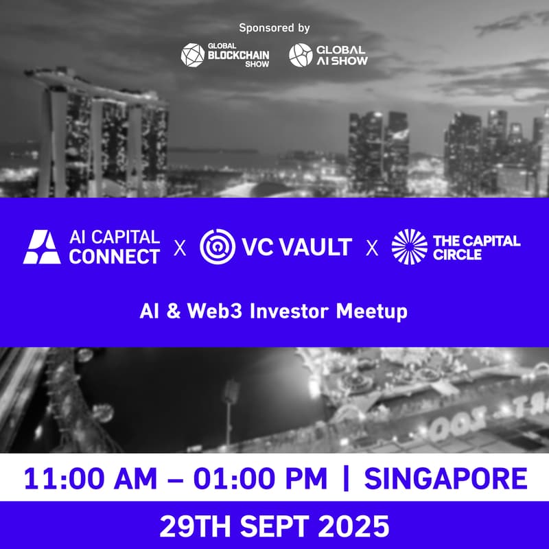 Cover Image for AI Capital Connect x VC Vault X The Capital Circle: AI & Web3 Investor Meetup