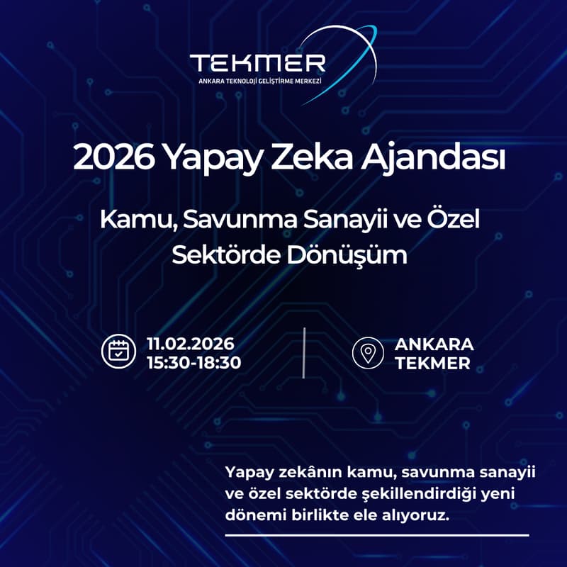 Cover Image for 2026 Yapay Zeka Ajandası | Kamu, Savunma Sanayii ve Özel Sektörde Dönüşüm