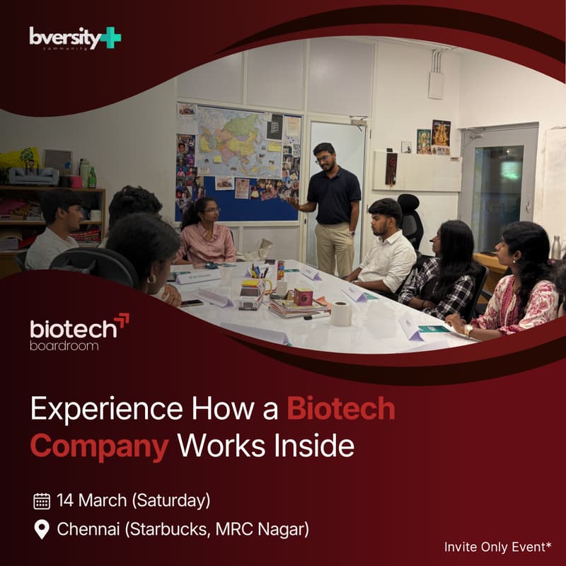 Cover Image for Biotech Leadership Series: Biotech Boardroom - Chennai Chapter 06