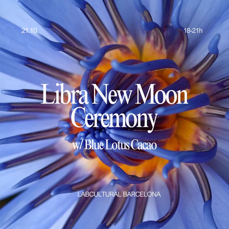Cover Image for Libra New Moon Ceremony w/ Blue Lotus Cacao