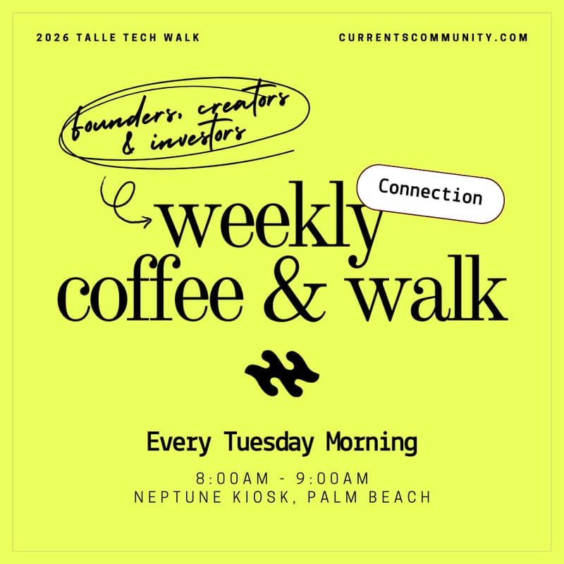 Cover Image for Weekly Coffee & Walk for Founders, Creators & Investors