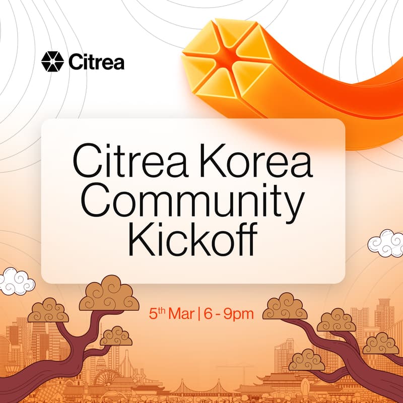 Cover Image for Citrea Korea Community Kickoff (Mar 2026)