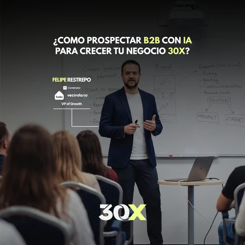 Cover Image for Cómo prospectar B2B con AI para crecer tu negocio 30X