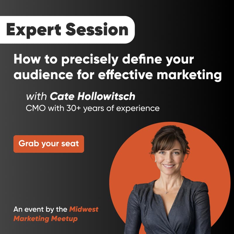 Cover Image for Expert Session with Cate Hollowtisch on Audience Segmentation