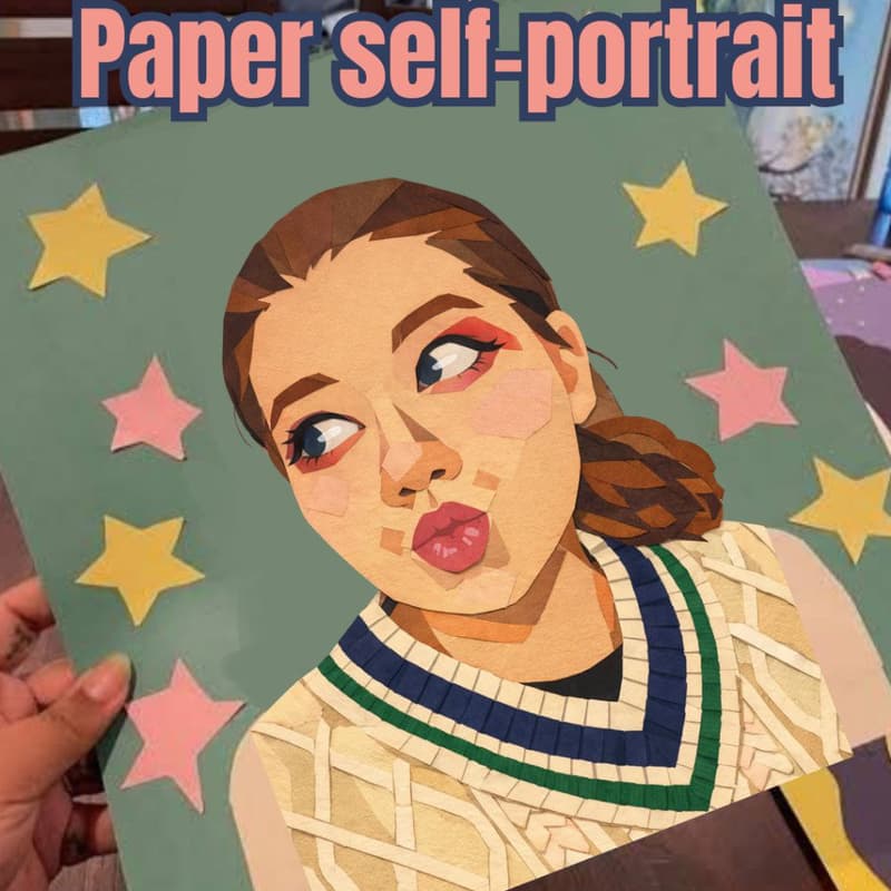 Cover Image for Paper Self-portrait for Women | Collage workshop I No skills required