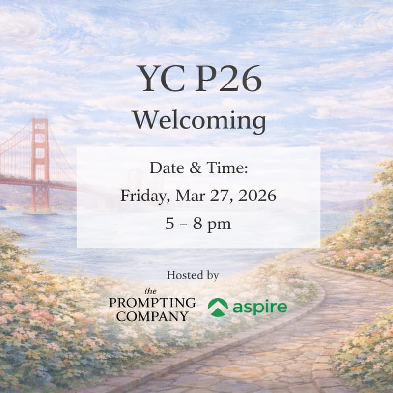 Cover Image for YC P26 Welcoming · SF