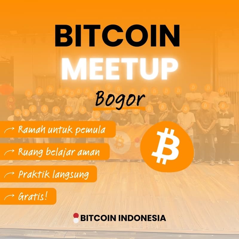 Cover Image for Bitcoin Indonesia Community Meetup Bogor 03 Oktober 2026