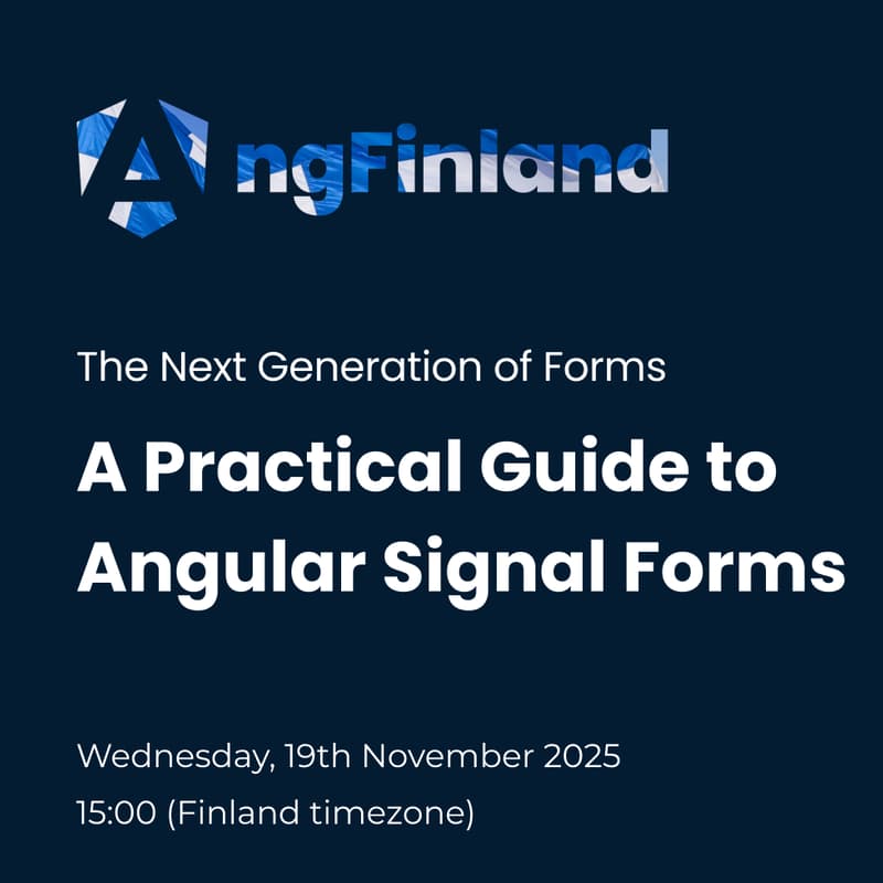 Cover Image for A Practical Guide to Angular Signal Forms
