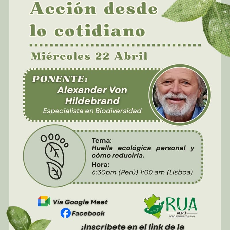 Cover Image for WEBINAR - ACCION DESDE LO COTIDIANO 🌍