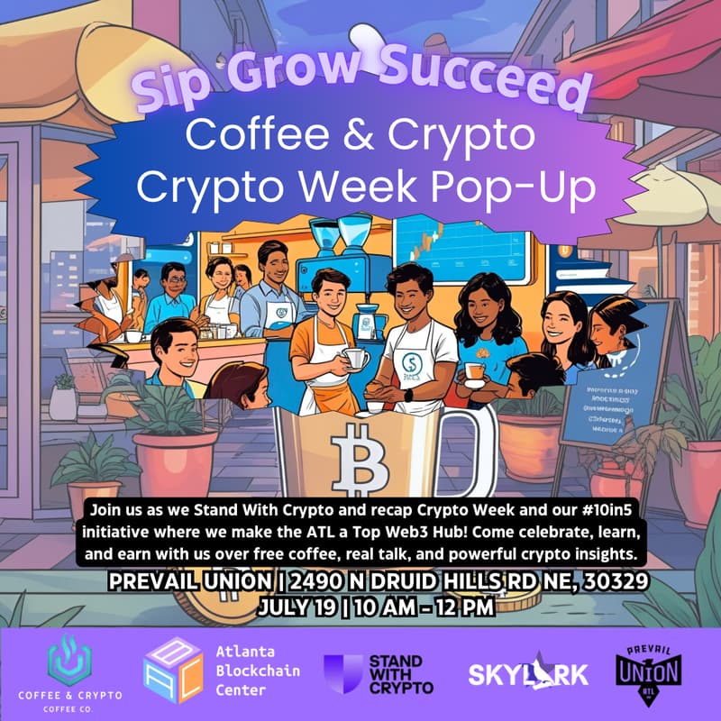 Cover Image for Coffee & Crypto Crypto Week Pop-up