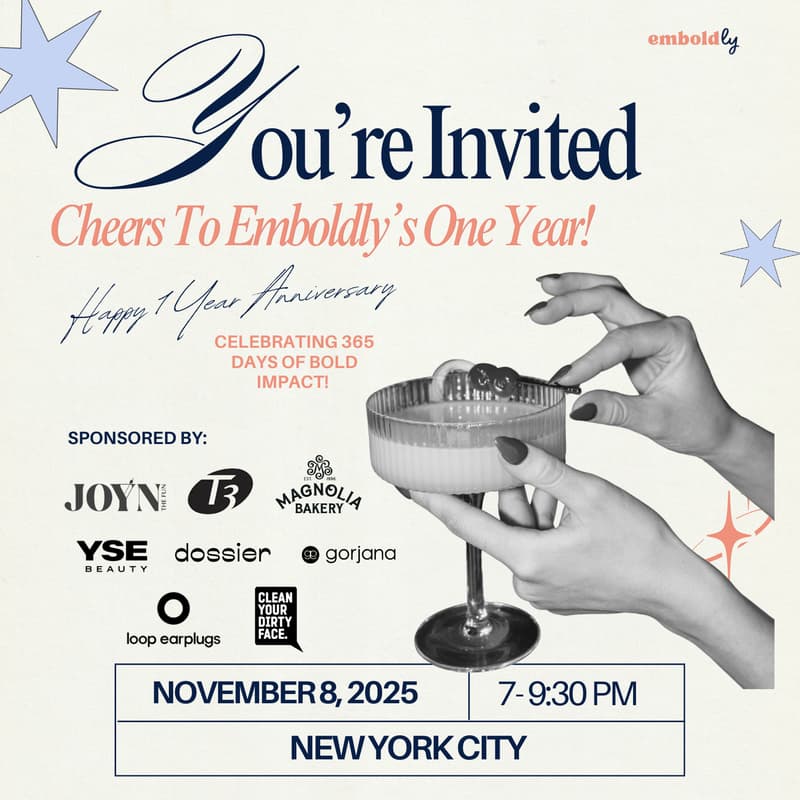 Cover Image for Cheers to Emboldly's One Year [NYC]