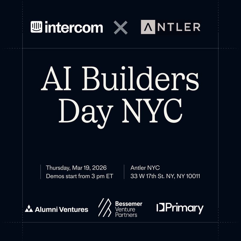 Cover Image for AI Builders Day NYC: Intercom x Antler