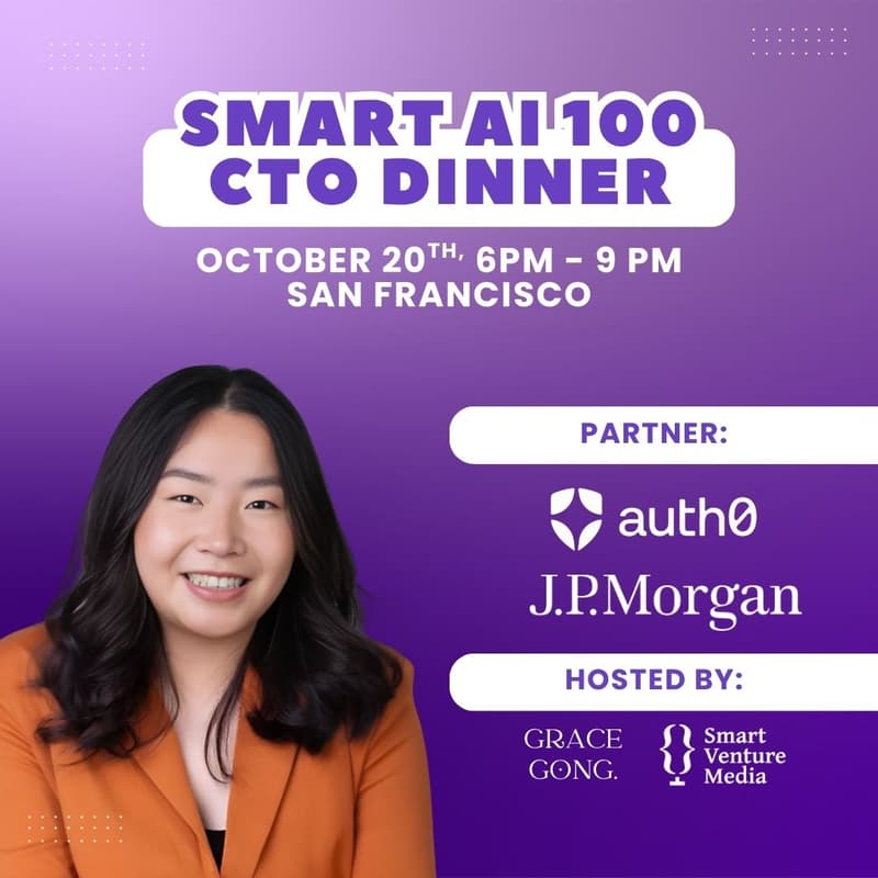 Cover Image for Grace Gong x Auth0 x JPMorgan: Smart AI 100 CTO Dinner