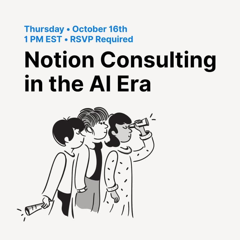 Cover Image for Notion Consulting in the AI Era