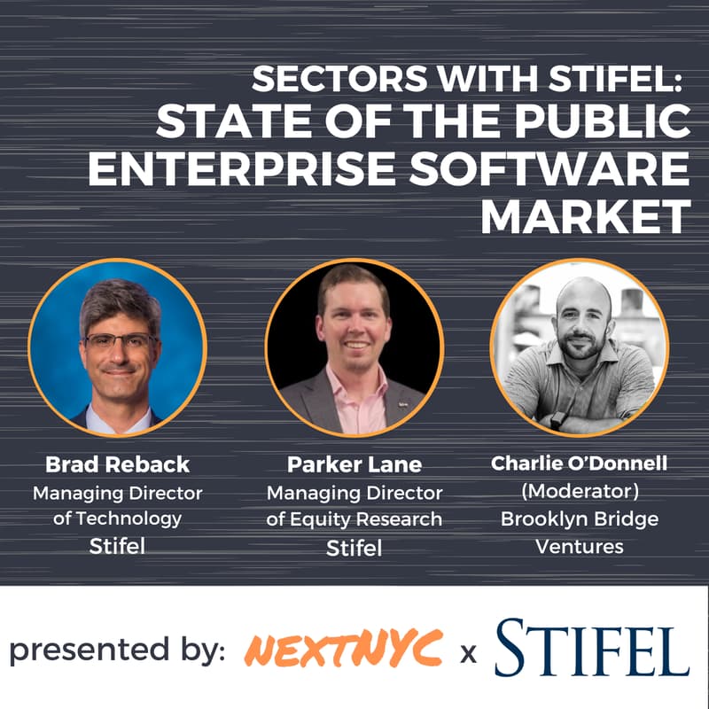 Cover Image for Sectors w/Stifel: State of the Public Enterprise Software Market